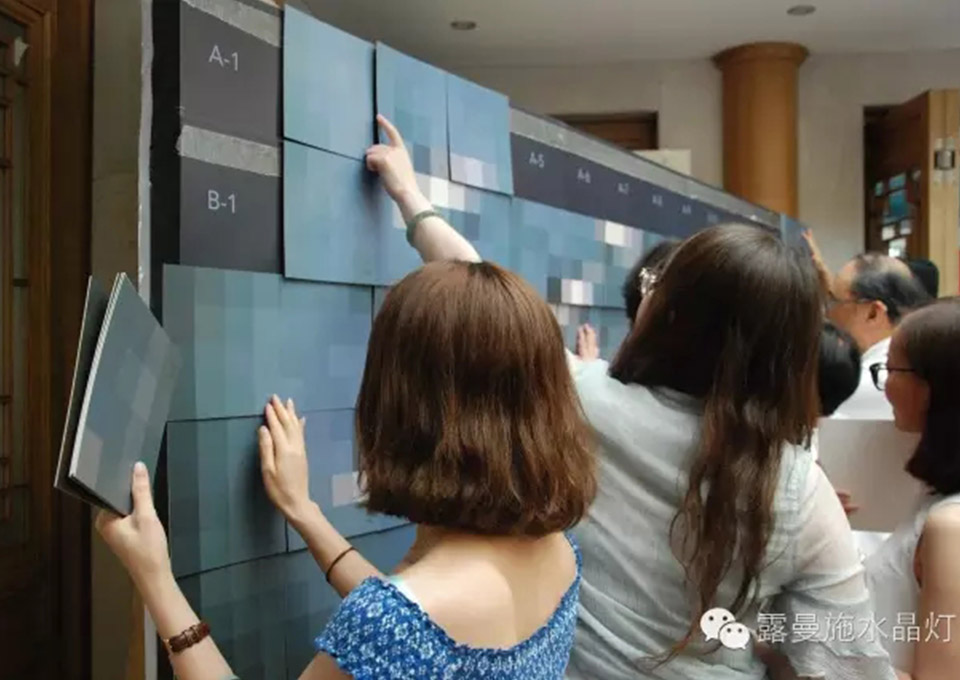 LUAMX participated in the color aesthetic tour exhibition, playing cross-border for the promotion of lighting color art!
